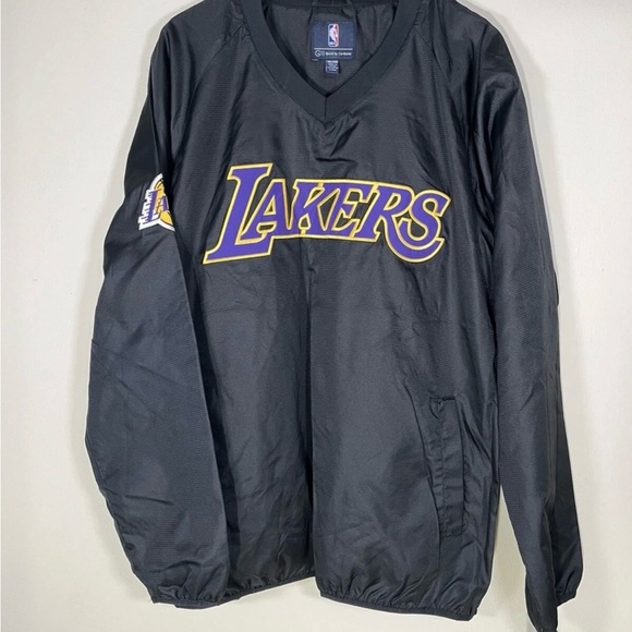 G-lll Other - Rare Los Angeles Lakers GIII Carl Banks Pullover Windbreaker Jacket Black Mens